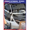 Punmew 6.5L Oil Extractor Pump Pneumatic/Manual Oil Extractor for Automotive
