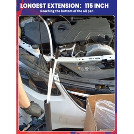 Punmew 6.5L Oil Extractor Pump Pneumatic/Manual Oil Extractor for Automotive Fluids Vacuum Evacuation