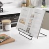 NOAEOU Cookbook Stand Holder for Kitchen Counter, Recipe Book Stand
