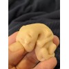 1 soft rubber model fetus, unusual medical fetal doll, abortion