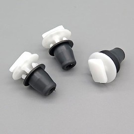 VVO Fasteners White Plastic Clips Side Skirts Sill Trim Compatible with Some Vauxhall Astra Signum Tigra Vectra (Pack of 10 Clips)