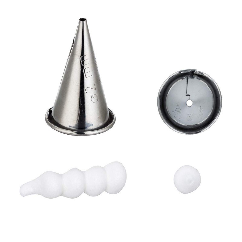 thermohauser 12 Piece Stainless Steel Nozzle Set XXL 4-15mm Outlet