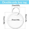 BetterJonny 50pcs Kinzoku Key Tags, Tags Keychains Name Tags ID
