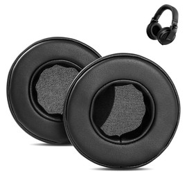 ACCOUTA Earpads Cushion Compatible with Pioneer HDJ-X5 HDJ-X7 DJ HDJ-X10 Headphones Ear pads replacement with Softer Protein Leather and Memory Foam