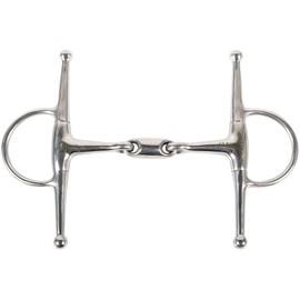 Harry's Horse 41201027 11.5 Equestrian Horse Mouth Cheek Loose Ring Snaffle Bit, Double-Jointed Rod – 11.5, M
