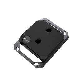 Bykski CPU-XPR-C-M High-Efficiency CPU Water Cooling Block - Featuring High Flow Optimized 0.2mm Fins - Clean Design - for AMD Ryzen 3/5/7/9 (AM4/AM5) - Black (POM)