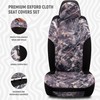 CAROMOP Premium Camo Front Seat Covers – Waterproof Wear Resistant