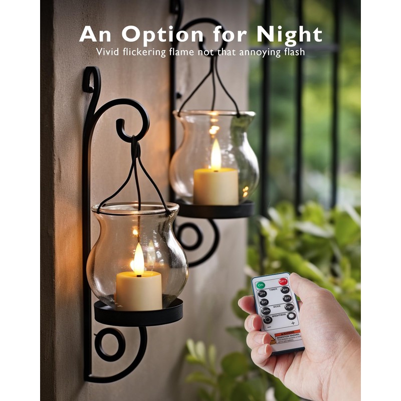 BEICHI Rechargeable Candles, Tea Lights Candles Battery Operated with Remote,