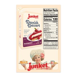 Junket Raspberry Danish Dessert, 4.75 Ounce (Pack of 3)