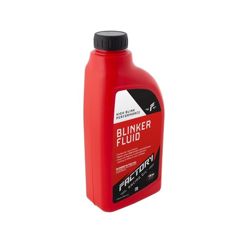 Factory Racing Parts High Performance Blinker Fluid 1 Quart (Empty)
