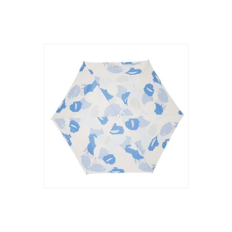 Ogawa 81137 Compact Folding Umbrella, Women's, Scandinavian Pattern, Slim, Lightweight,