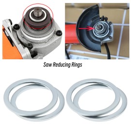 OTOTEC 10PCS Saw Blade Bore Bushing Reduction Ring Adapter Ring Steel Spacer for Angle Grinders Circular Saw Blades Woodworking Tools 20x16mm