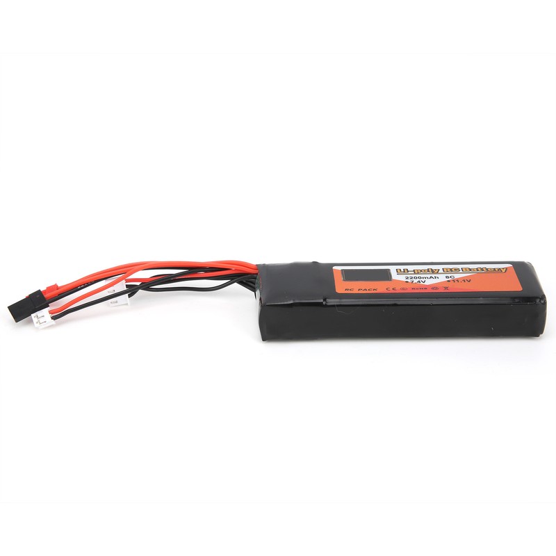 3S Lipo Battery 11.1V 2200mAh 8C Multiplug Large Capacity Battery