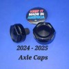 WILLY SHINY HARLEY 2024-2025 FORK LEG AXLE CAPS HEX DESIGN