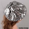Pack of 2 Sequin Hat, Hat with Shiny Sequins, Women's
