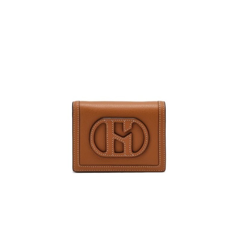 Hazzys (신세계센텀점)브라운 로고패치 소가죽 반지갑 HIWA5E530W1 (SHINSEGAE CENTUM) Brown Logo