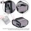 KIWIFOTOS Compact Camera Case, gray, Compatible, for travel and travel
