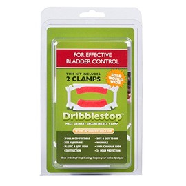 Dribblestop Male Urinary Incontinence Clamp | Pack of 2 | Prevent Urine Dribbles & Leaks Effectively & Comfortably