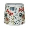 Albert Estate Ltd, Coastal Coral Lamp Shade, 10" Drum Shade