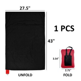 LSYYSL Mini Outdoor Portable Picnic Blanket, Moisture-Resistant, Waterproof Beach Mat, Ultralight Bag, Picnic Mat, Beach Blanket, for Camping, Outdoor Hiking, Beach Barbecue (70 x 110 cm)