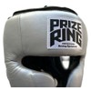 PRIZE RING "Professional SX" Lightweight Headgear, Grey Silver/Black (L)