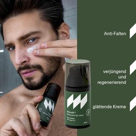 Monolit Augencreme mit Arganöl für Männer 30 ml - Anti-Falten-Arganöl, feuchtigkeitsspendendes Süßmandelöl, Quittensamenextrakt, für alle Hauttypen, eye cream, augenpflege, augenringe entfernen