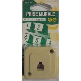 Acto RJ11 Wall Socket