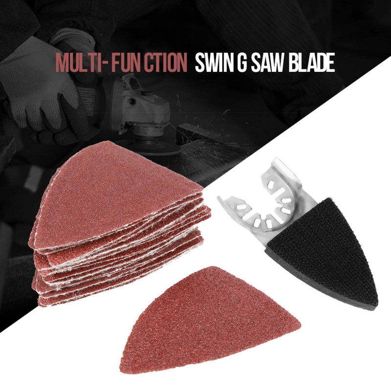 82pcs Oscillating Saw Sanding Kit Triangle Sanding Pads Oscillating Multi