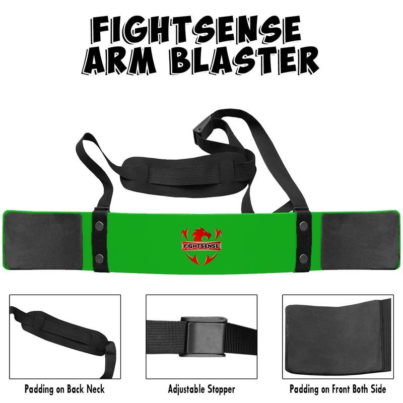 FIGHTSENSE Arm Blaster Biceps Curl Triceps Muscle Isolator Bomber Fitness