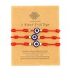 Jasimkiss Evil Eye 7 Knot Lucky Bracelets Adjustable Red String