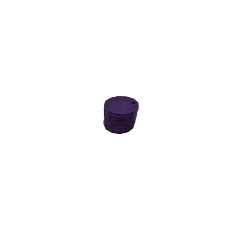 eTech4Us 200 Pack Purple Trolley Coin Token Removable Supermarket £1