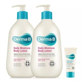Dermabie 더마비 데일리 바디로션 400ml2개+튜브견본2개 [데일리 모이스처 바디로션 400ml+리필 400m] Dermabi Daily Body Lotion 400ml (2pcs) + Sample Tubes (2pcs) [Daily Moisture Body Lotion 400ml + Refill 400ml]