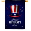 Happy President's Day House Flag Americana Star and Stripes Patriotism