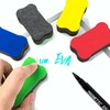 Dry Erase Erasers, 24 Pack Magnetic Whiteboard Erasers, Small White