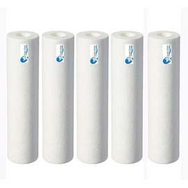 OCEAN STAR 5 Micron 10 x 2.5 Sediment Filter Replacement - Whole House Filter Cartridge Compatible with Water Filters Pack of (5)