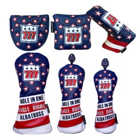 Golf Cover Head Cover Utility Headcover Wood Cover Driver Golf Headcover UT Cover Albatross 777 Waterproof with Conversion Doug (For Utility)