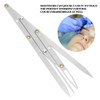 Eyebrow Ruler, Eyebrow Positioning Measurement Microblading Tattoo Eyebrow Ruler Golden