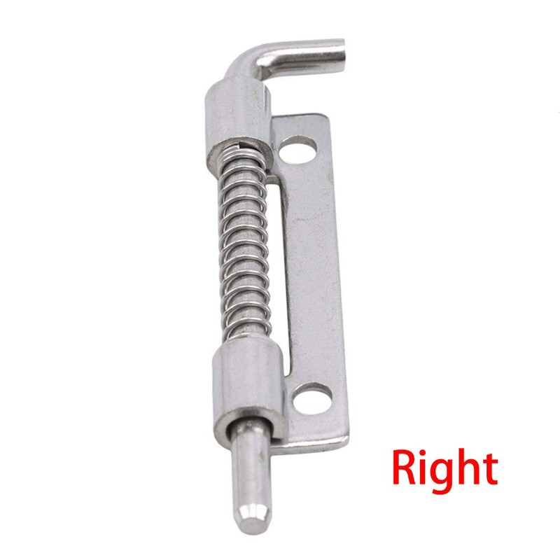 2x Stainless Steel Spring Loaded Latch Faster Locking Bolt Lock
