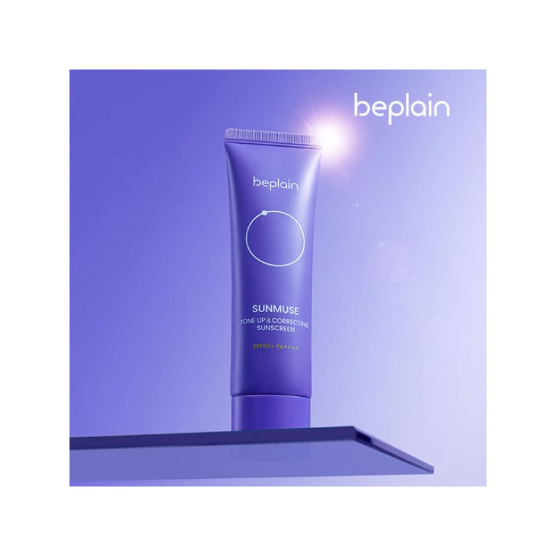 B Plain 비플레인 선뮤즈 톤업 코렉팅 선크림 50ml B.Plain Sun