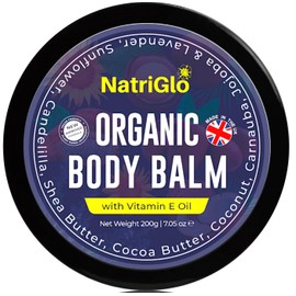 Intensive Body Moisturiser for Dry Skin | Shea Butter Moisturiser for Acne Prone Skin | Eczema Cream | Body Creams for Women, Men, Children with Coconut Oil, Lavender, Vitamin E by NatriGlo