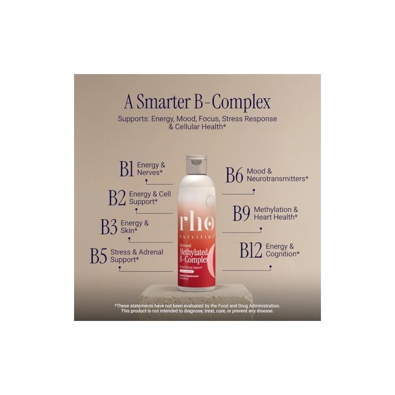 Rho Nutrition Liposomal Methylated Vitamin B Complex – Ultra High