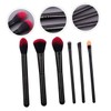 Healeved 6pcs Makeup Brush for Loose Powder Foundation Eye Shadow