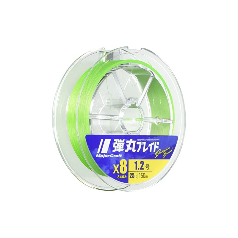 Major Craft PE Line Bullet Braid 8 Braid Multi-Color DB8-150/1.5MC