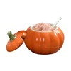 Bnrkmeb Ceramic Salt Cellar with Lid and Spoon, 10 OZ