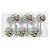 C.IOPMNU 12pcs Seashell Shower Curtain Hooks, Ocean Theme Decorative Shower