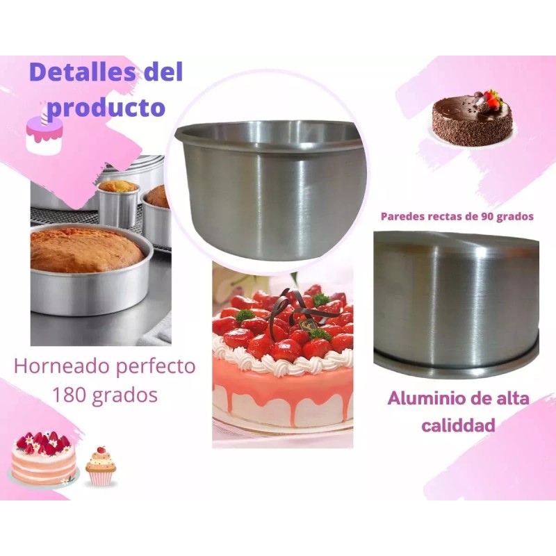 Total Supplier 3 Moldes De Aluminio Para Hornear Pan P/