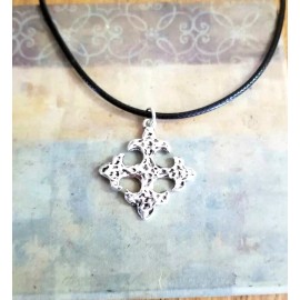 Handmade Knights Templar Cross Necklace Maltese Cross Iron Cross Pendant Mens Necklace