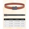 Kajeer Boy Belts Ratchet,Durable PU Leather Belt Click Ratchet Closure