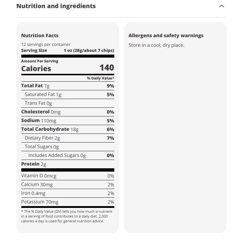 Central Market Totopos Tortilla Chips - White Corn & Sea