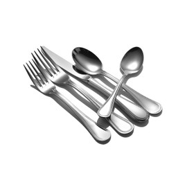 Pearl 20 Piece Set service for 4 stainless steel flatware 18/10 Made in USA